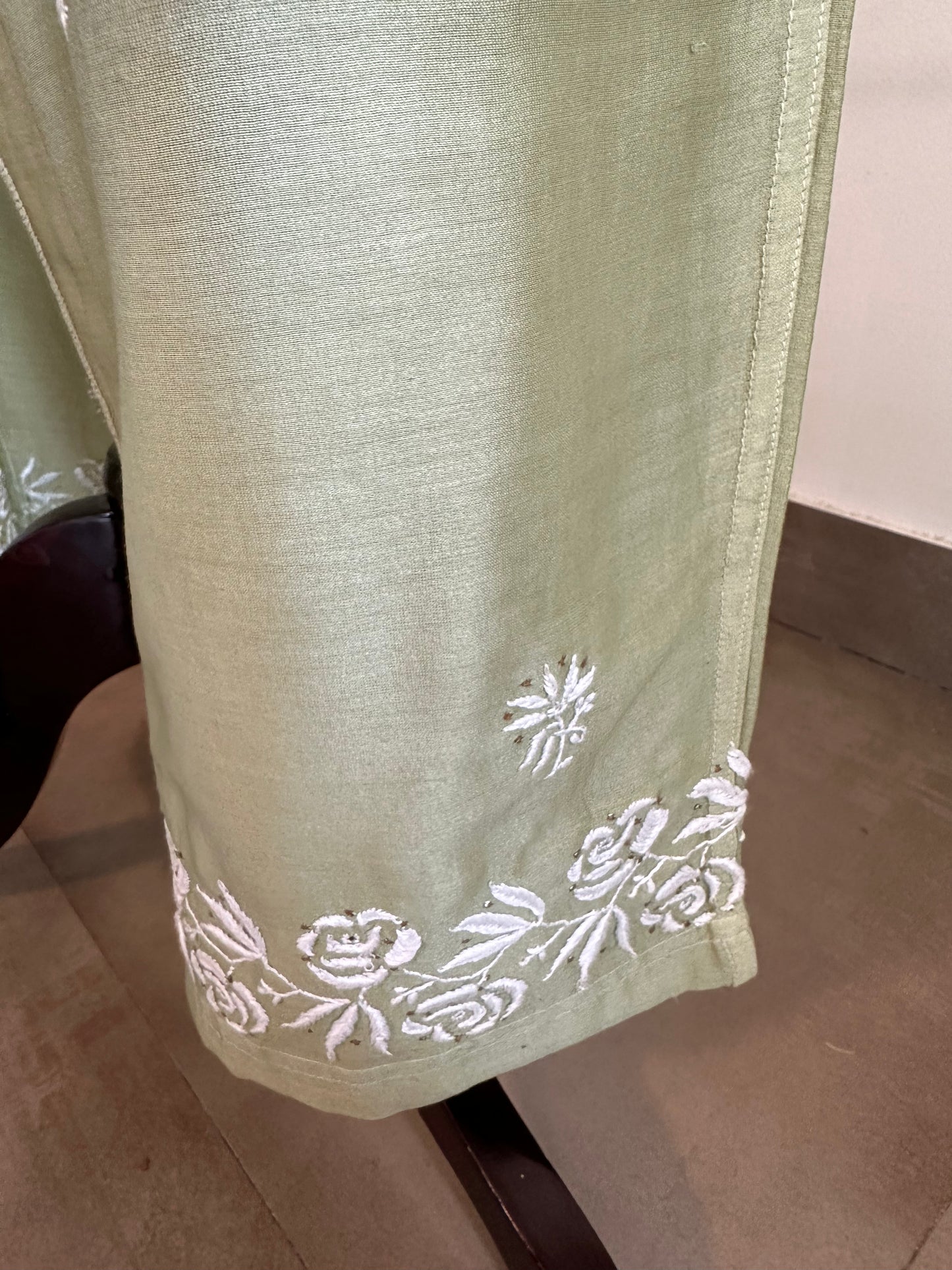 Bageecha- Mul Chanderi Chikankari Co-ord set