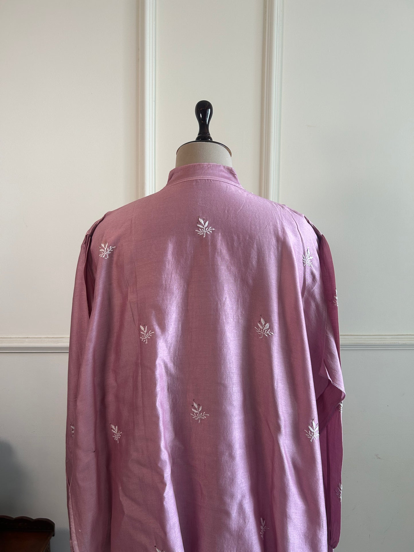 Elara- Mul Chanderi Chikankari Co-ord set