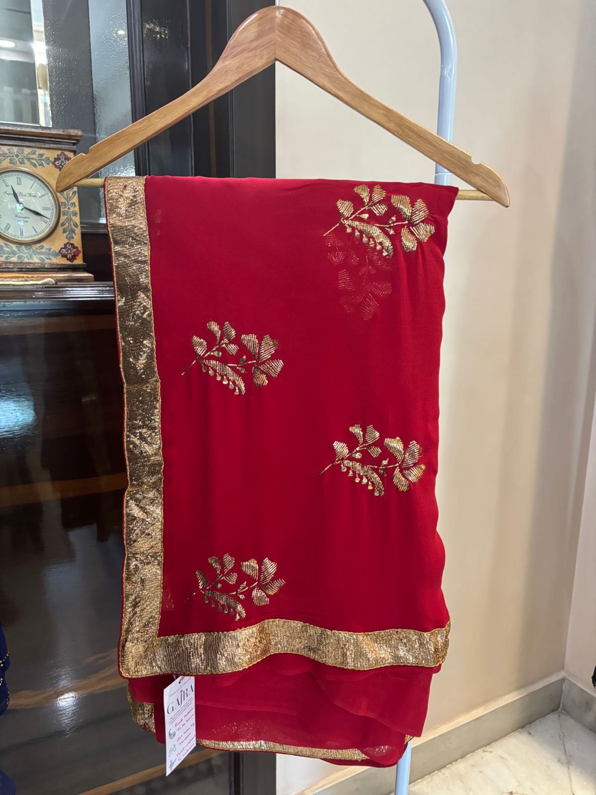 Raag- Georgette Mukaish Saree