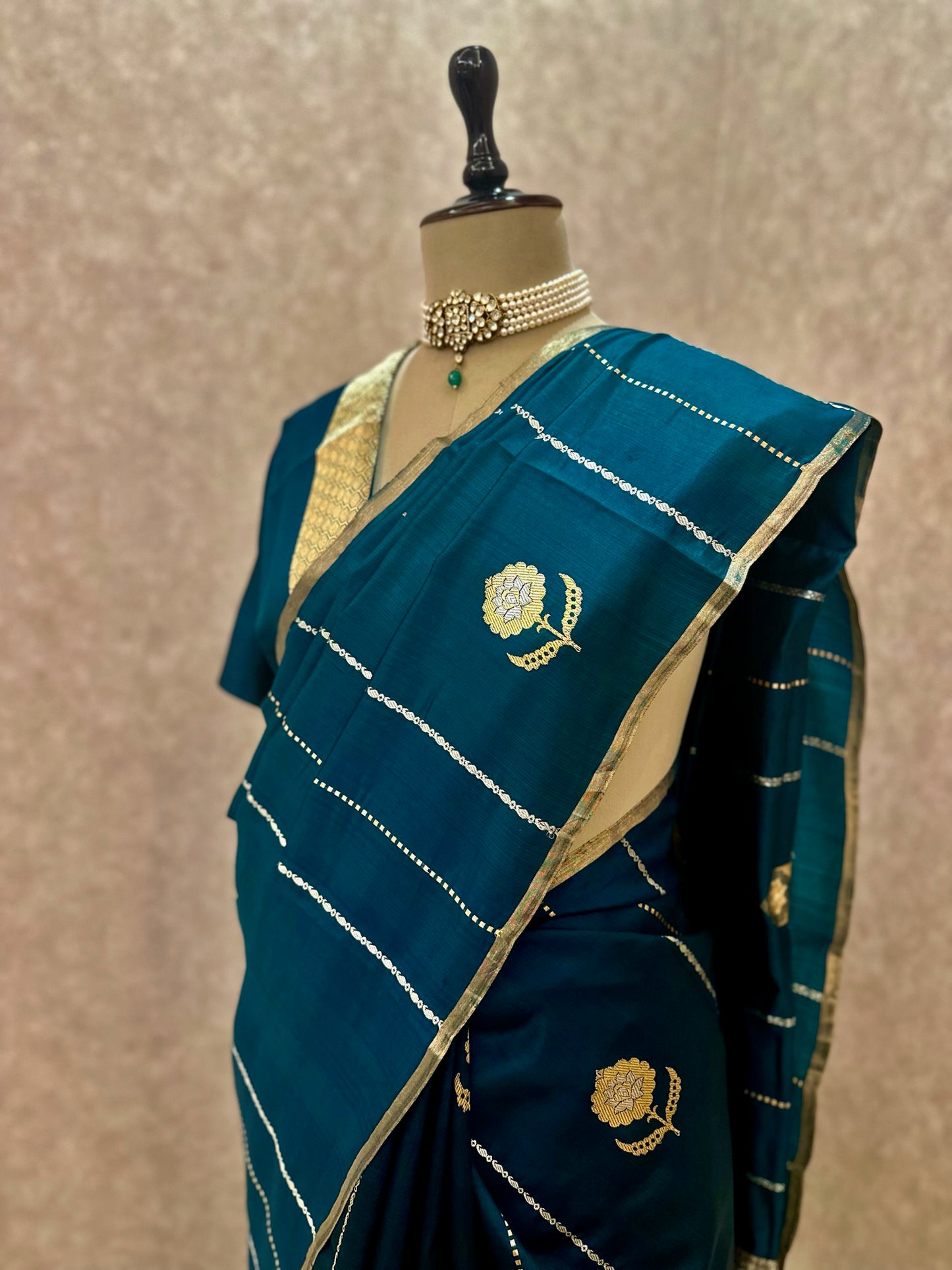 Panna- Silk Banarasi Saree