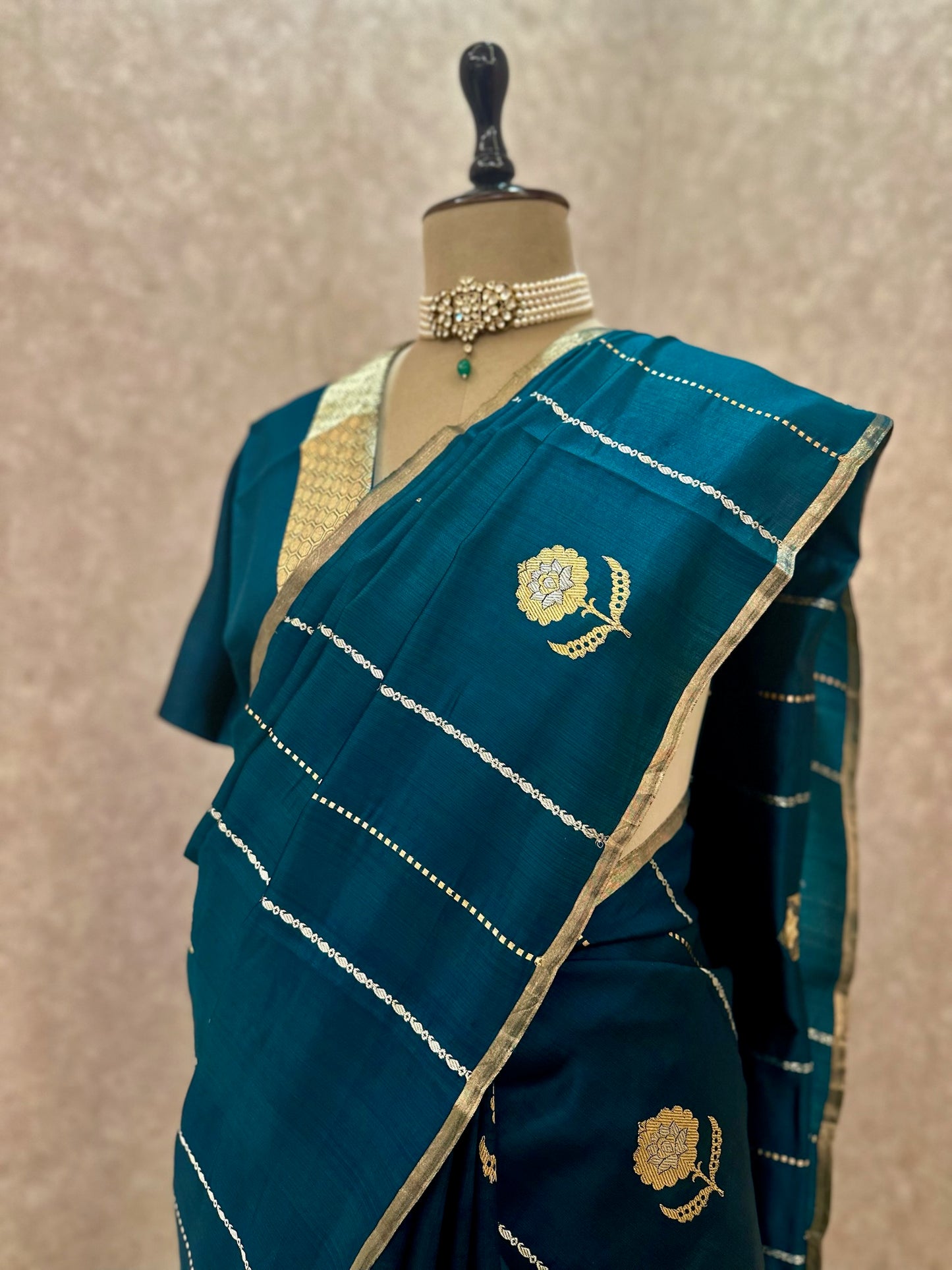 Panna- Silk Banarasi Saree