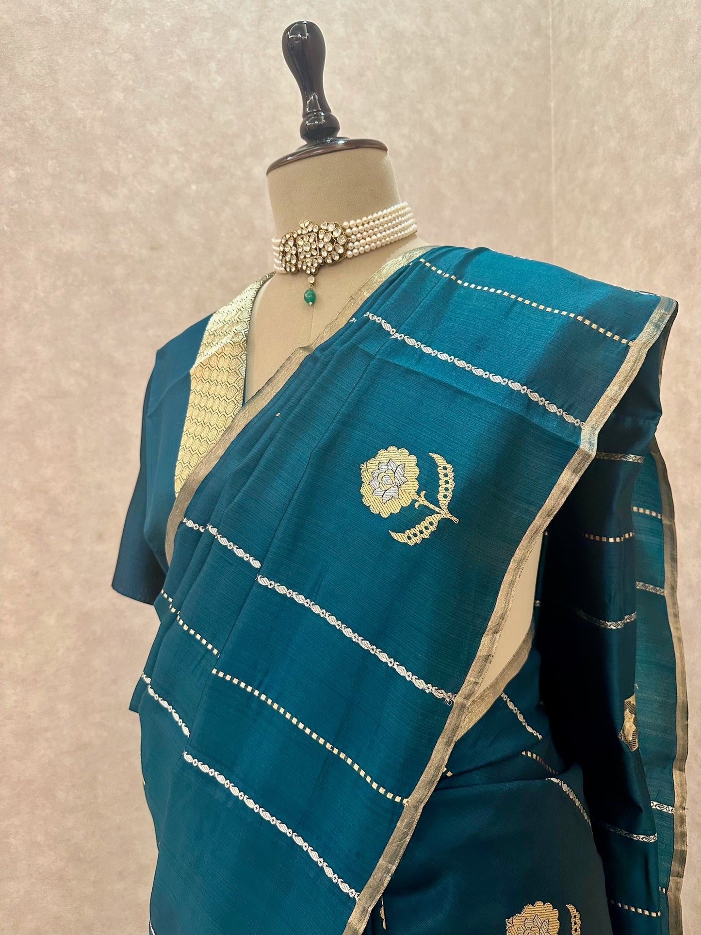 Panna- Silk Banarasi Saree