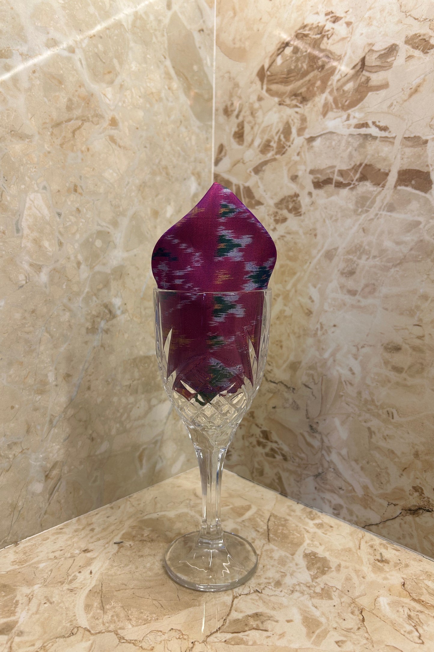 Men's Pure Silk Patola Pocket Square