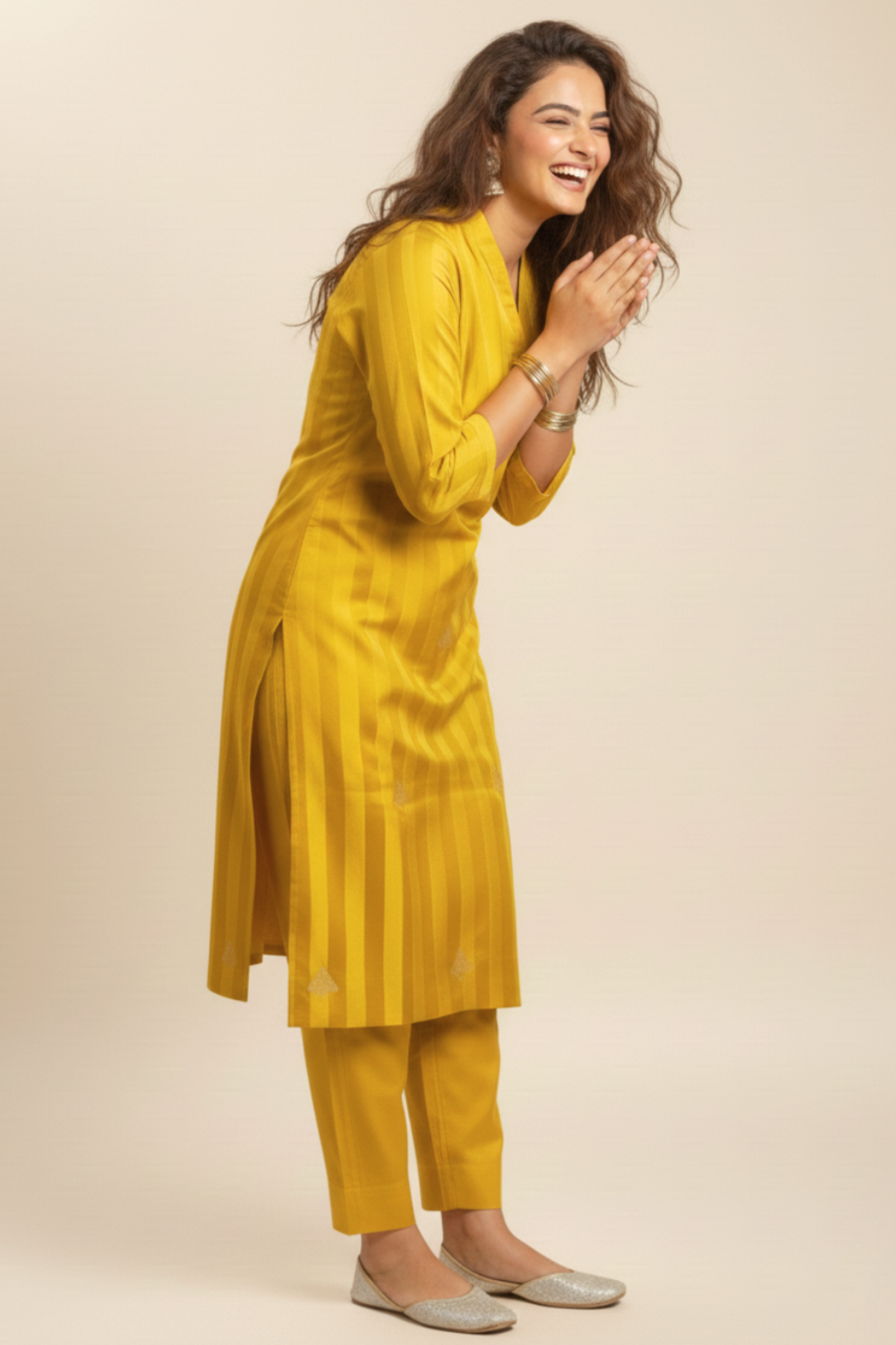 Lime Royale- Silk Banarasi Co-ord set