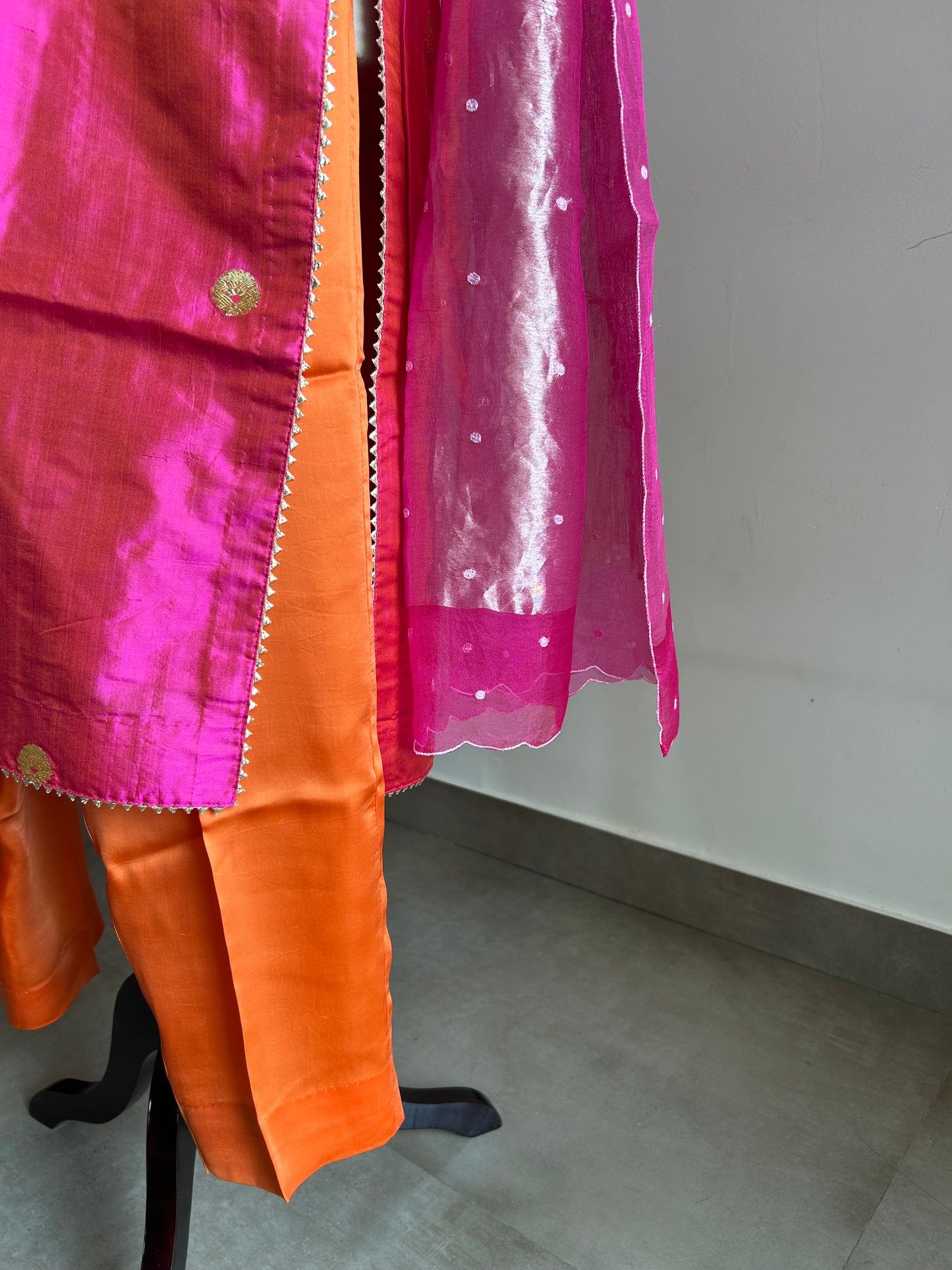 Gulnar- Silk Banarasi Suit set