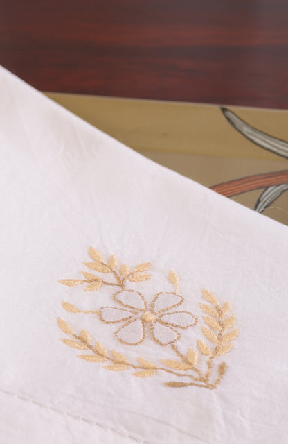 Sadabahar- Chikankari Table Napkins (Set of 6)