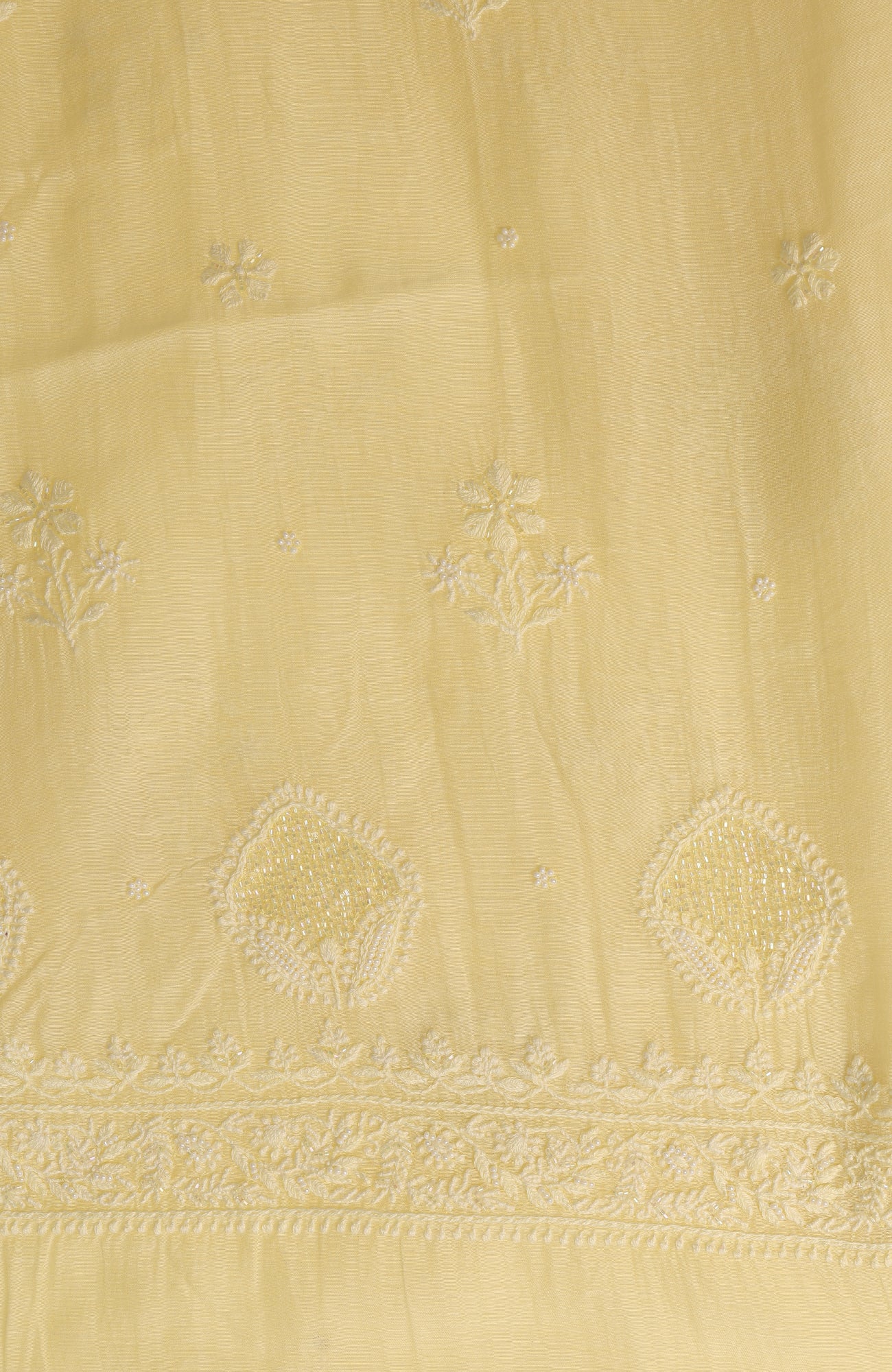 Butter Tart- Mul Chanderi Chikankari Suit