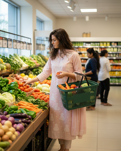 Hoor- Blush Pink Chikankari Suit in Mul Chanderi